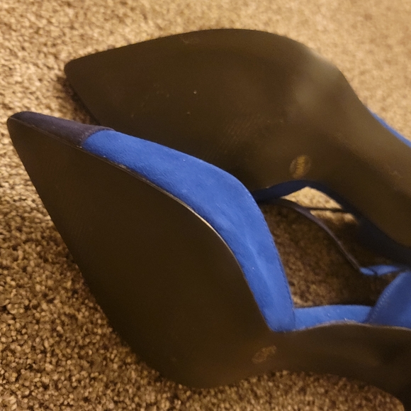 BCBGENERATION Two-tone blue suede heals size 10 - Picture 3 of 8
